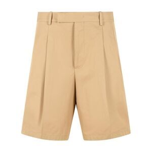 Jil Sander Beige Cotton Bermuda Shorts Men